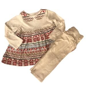 NWOT First Impressions 2 Piece Dress/Top and Pants Size 12 Months